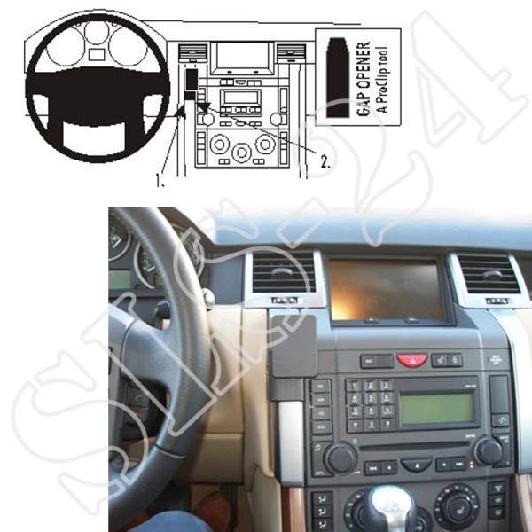 BRODIT 853665 ProClip Halterung - Land Rover Range Rover Sport 2005-09 GPS PDA KFZ Halter