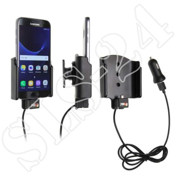 Samsung Galaxy S7 - Brodit 521863 - aktiv Halterung mit KFZ USB Ladeadapter und Kugelgelenk