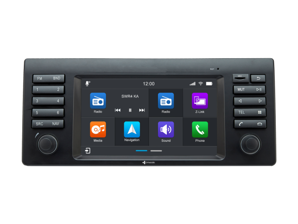 Dynavin GPS Navigation 7" Display / CarPlay / Android für BMW E39 1996-2003 Range Rover 2002-2004