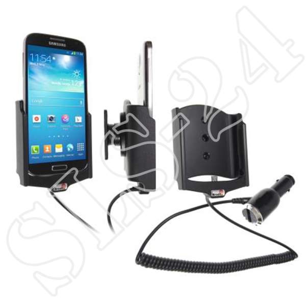 Brodit 512526 Mobile Phone Halter - Samsung Galaxy S4 GT-I9505 aktiv - Halterung mit KFZ Ladekabel