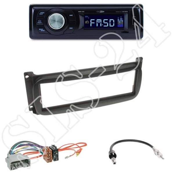 Radioeinbauset 1-DIN Chrysler Dodge + Caliber RMD021 - USB / Micro-SD - FM Tuner und AUX Input