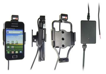 Brodit 513243 Mobile Phone Halter - Samsung Galaxy Ace - aktiv - Handy Halterung mit Molex Adapter