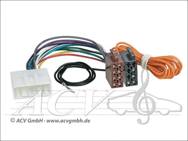 ISO -> Radioadapter ISO Kabel Stecker Nissan Almera Maxima Tiida X-Trail / Subaru Impreza ab 2007