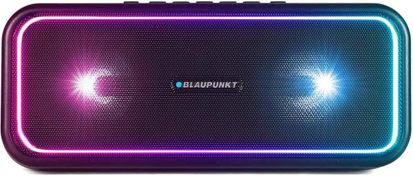 Blaupunkt Partyspeaker PS 200 mit Bluetooth/ AUX IN/ Beleuchtung/ integrierter Akku/ 2 x 15 Watt RMS