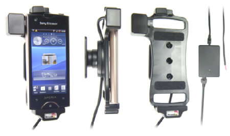 Brodit 513293 Mobile Phone Halter - Sony Ericsson Xperia Ray - aktiv - Halterung mit Molex-Adapter