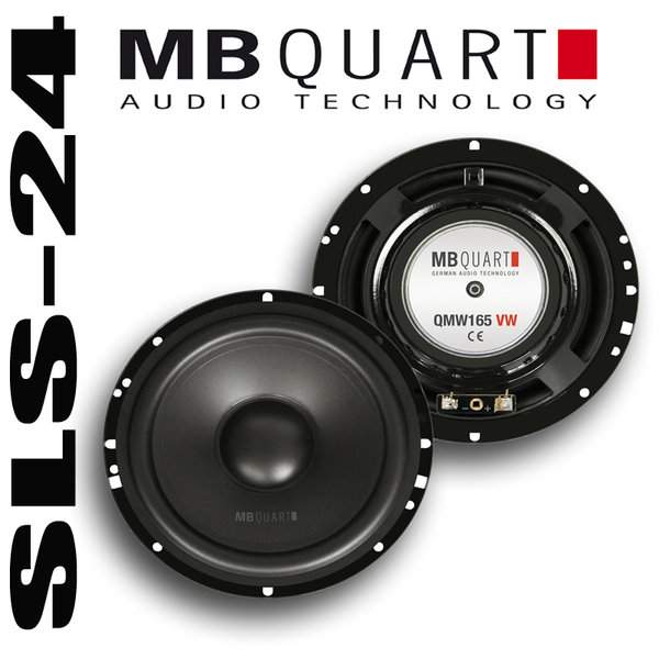 MB-Quart QMW165 Golf IV, Passat, Bora, Polo 9N Lautsprecher-Komponentensystem