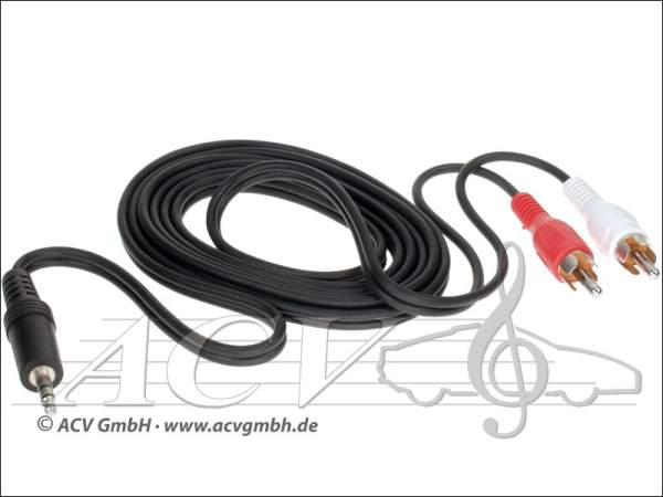 ACV 311490-02 Adapter Stecker Klinkenstecker auf Cinch
