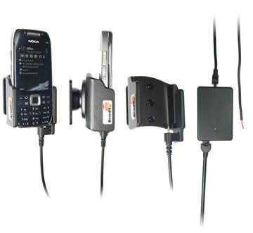 Brodit 513009 Mobile Phone Halter - Nokia E75 Handy Halterung - aktiv - mit Molex-Adapter
