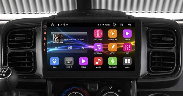 ESX VNC1040-F8-4G Fahrzeugspezifischer i40 Smart Naviceiver mit 25,6 cm (10.1“) Touchscreen für Fiat