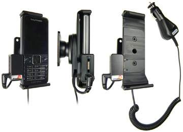 Brodit 512025 Mobile Phone Halter - Sony Ericsson C901 - aktiv - Halterung mit KFZ-Ladekabel