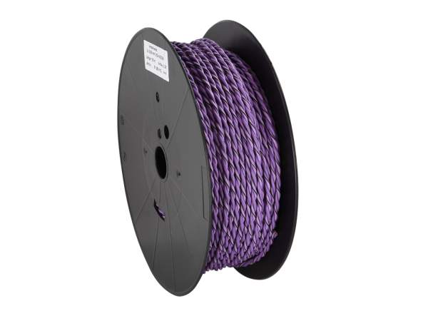 ACV 51-250-112 Lautsprecherkabel verdrillt 2x2.50mm² violett/violett-schwar