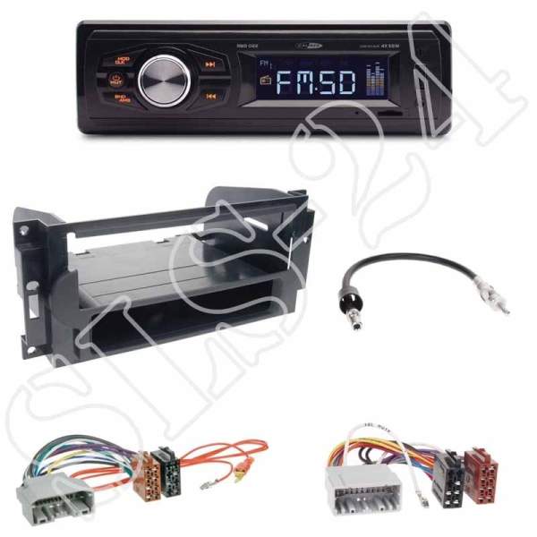 Radioeinbauset 1-DIN Chrysler / Chevrolet / Jeep + Caliber RMD022 USB / Micro-SD / FM Tuner / AUX-IN