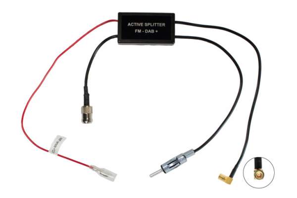 203.011P-0 Antennensignal-Verteiler aktiv - für passive Antennen Stecker: ISO / DIN