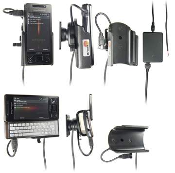 Brodit 971266 Mobile Phone Halter - Sony Ericsson Xperia X1 - aktiv - Halterung mit Molex-Adapter