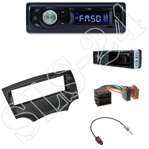 Radioeinbauset Ford KA (RU8) ab 2008 + Caliber RMD021 - USB/Micro-SD/FM Tuner/AUX-IN
