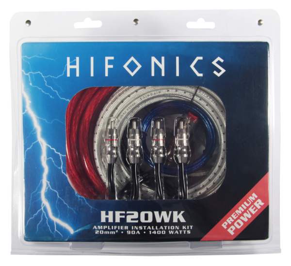 Hifonics HF20WK Premium Verstärker-Anschluss-Set