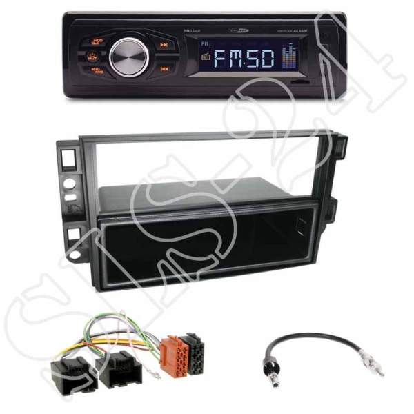 Radioeinbauset 2-DIN mit Ablagefach Chevrolet + Caliber RMD022 USB / Micro-SD/FM Tuner/AUX-IN