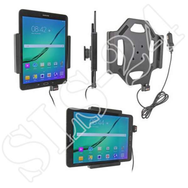 Brodit 521782 Halter - Samsung Galaxy Tab S2 9.7 - aktiv Halterung mit USB Ladeadapter