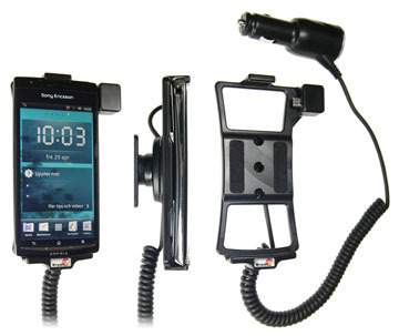 Brodit 512249 Mobile Phone Halter - Sony Ericsson Xperia arc - aktiv - Halter mit KFZ Ladekabel