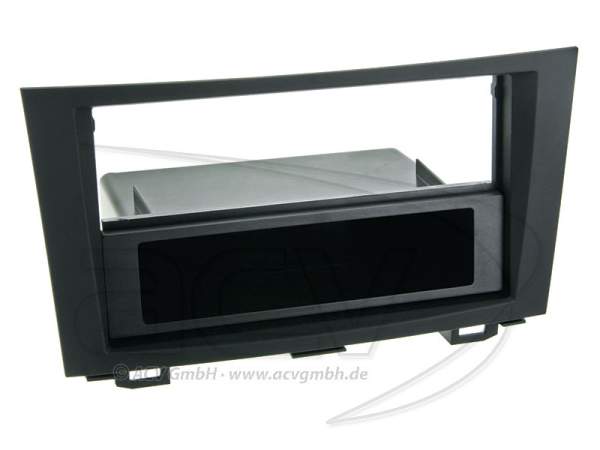 ACV 291130-07 1-DIN Radioblende Blende Ablagefach schwarz Rubber Touch Honda CR-V 2007-->