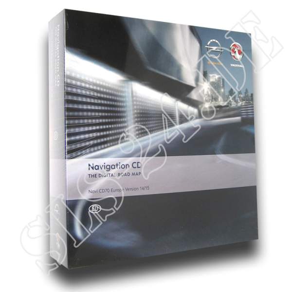 Opel Navigation Software CD70 / CD 70 Navi - CD Europa Paket 2014 / 2015 10 CDs