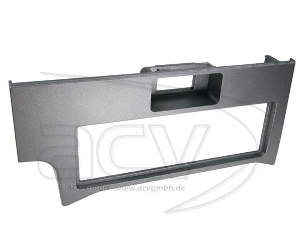 ACV 291210-06 1-DIN ISO Radioblende Einbaurahmen Nissan Primera (P11) 2000-> anthrazit Rubber Touch