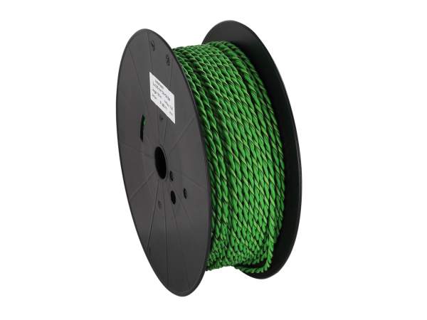 ACV 51-250-111 Lautsprecherkabel verdrillt 2x2.50mm² grün/grün-schwarz 100m