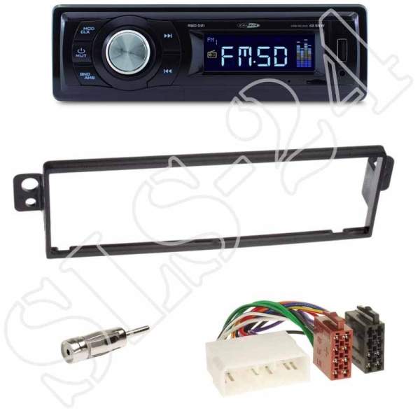 Radioeinbauset 1-DIN Chevrolet/Daewoo Kalos + Caliber RMD021 USB / Micro-SD/FM Tuner/AUX-IN