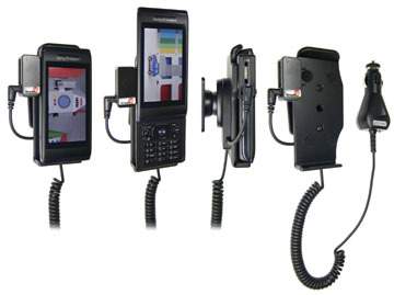 Brodit 512079 Mobile Phone Halter - Sony Ericsson Aino - aktiv - Halterung mit KFZ-Ladekabel