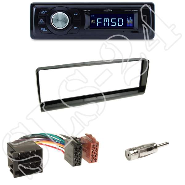 Radioeinbauset 1-DIN Alfa 156 (Typ 932) + Caliber RMD021 - USB/Micro-SD/FM Tuner/AUX-IN
