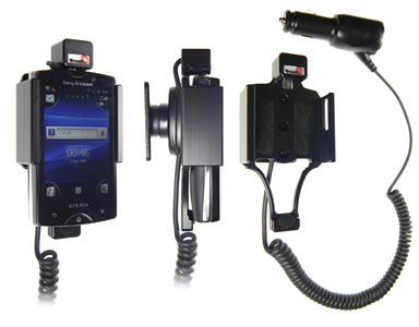 Brodit 512281 Mobile Phone Halter - Sony Ericsson Xperia Mini Pro - aktiv - mit KFZ-Ladekabel