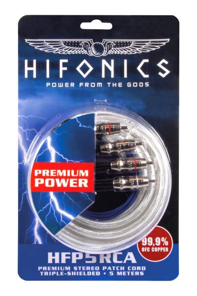 HIFONICS HFP5RCA Premium RCA Stereokabel