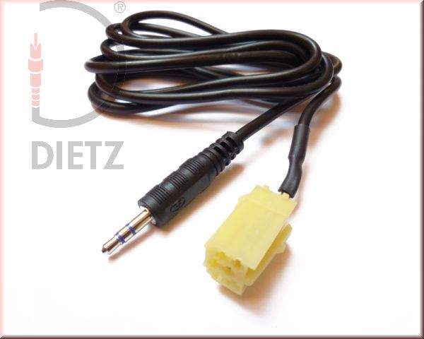 Dietz 1314 Radio-Adapter AUX-IN Adapter Klinke 3,5mm für Smart ForTwo