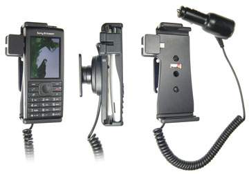 Brodit 512218 Mobile Phone Halter - Sony Ericsson Cedar aktiv Halterung mit KFZ Ladekabel