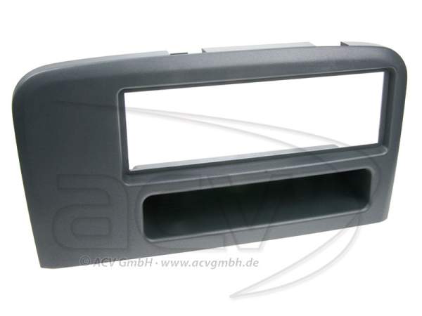 ACV 291352-03 1-DIN ISO Autoradio Blende Radioblende mit Ablagefach Volvo S80 Rubber Touch schwarz