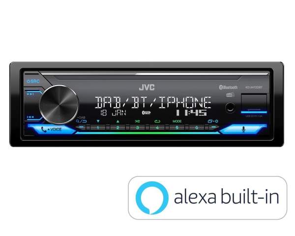 JVC KD-X472DBT Autoradio 12V - Digital-Media-Receiver mit DAB+ / Bluetooth / USB / Spotify