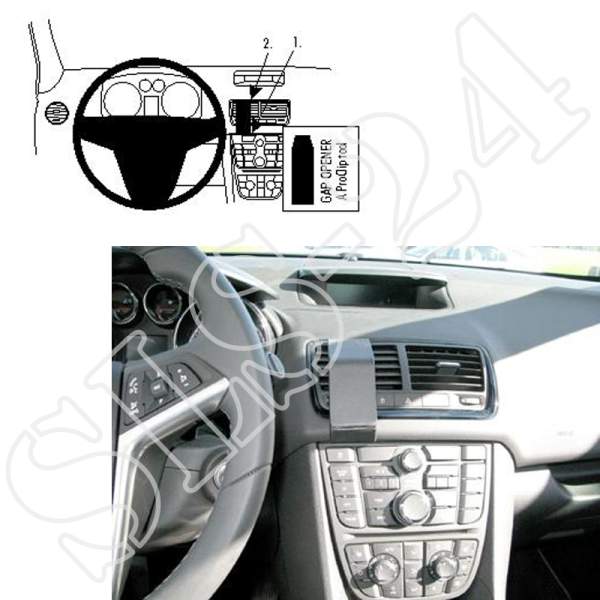 BRODIT 854518 ProClip Halterung - Opel Meriva ab 2011 KFZ PDA NAVI GPS Halter