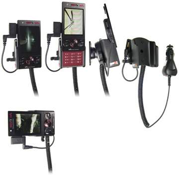 Brodit 965298 Mobile Phone Halter - Sony Ericsson W715 - aktiv - Halterung incl. KFZ-Ladekabel