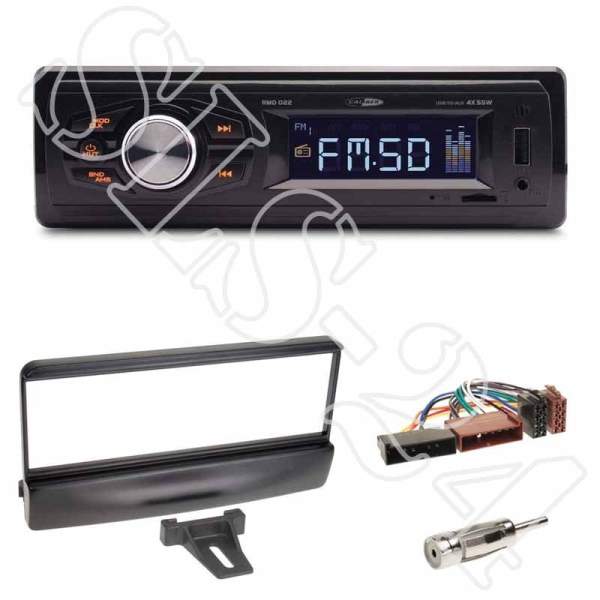 Radioeinbauset 1-DIN Ford Fiesta Focus Escort Mazda 121+Caliber RMD022-USB/Micro-SD/FM Tuner/AUX-IN