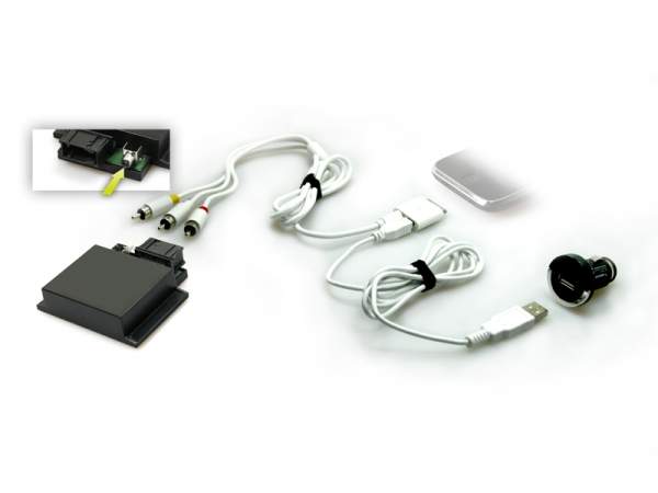 Kufatec 38127-9 IMA Multimedia Adapter - iPad iPod iPhone 3GS 4 Interface für Mercedes Comand 2.0