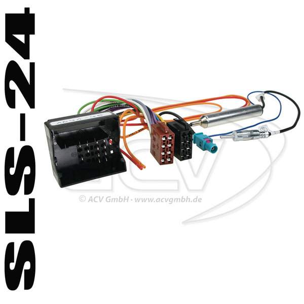ISO Radioadapter für PEUGEOT MOST / CITROEN C2 C3 C4 C5 mit Phantomeinspeisung