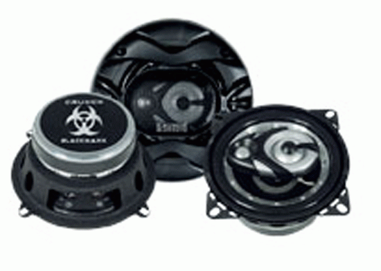 Crunch BMX53 Triax 3-Wege-Lautsprecher / Boxen 150W (1Paar) BLACKMAXX Serie