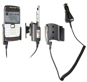 Brodit 965242 Mobile Phone Halter - Nokia E71 Handy Halterung - aktiv - inkl. KFZ-Ladekabel
