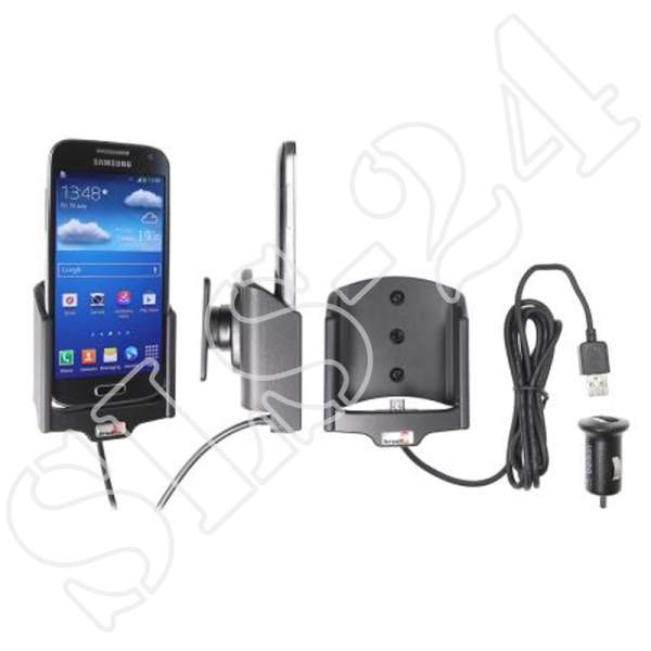 Brodit 521544 Halter - Samsung Galaxy S4 Mini GT-I9195 - aktiv Halterung mit USB Ladeadapter