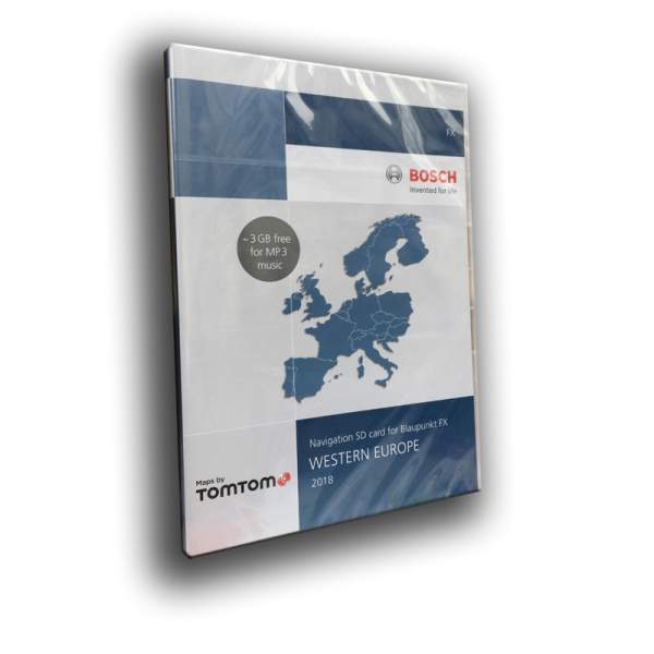 TomTom FX 2019 WEST EUROPA SD-Card Navigation VW RNS 310 RNS 310 Seat Media System 2.0 Amundsen 8GB