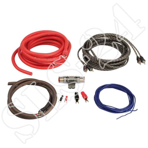 LK-20 Endstufen-Anschluß-Set Kabelsatz auf Basis 20 mm2 Car Hifi Lausprecheranschlussset