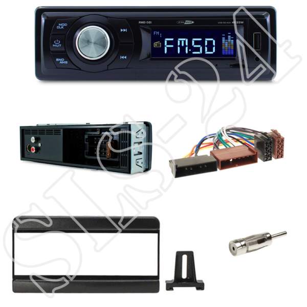 Radioeinbauset Ford Focus Fiesta Cougar Mazda 121 + Caliber RMD021 - USB/Micro-SD/FM Tuner/AUX-IN