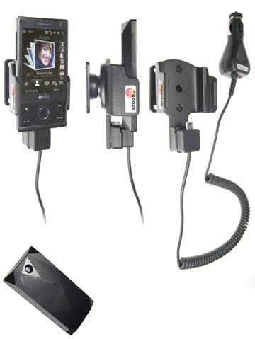 Brodit 968873 Mobile Phone Halter - HTC Touch Diamond P3700 Halterung - aktiv - incl. KFZ-Ladekabel