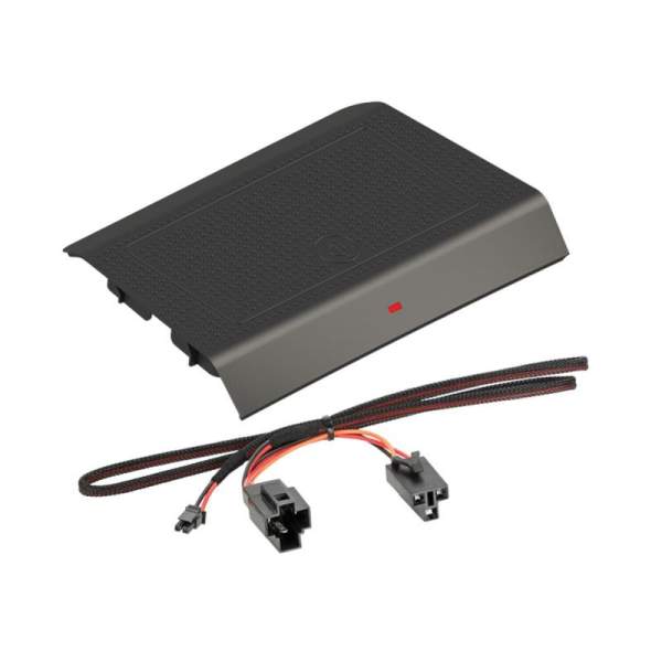 Inbay® Ablagefach schwarz für Mazda CX-5 (KE) 02/2015-04/2017 Smartphone Qi-konformer Ladeempfänger