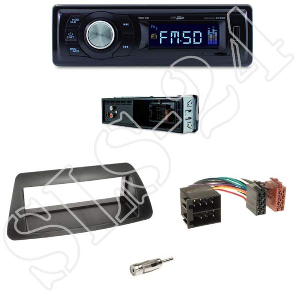 Radioeinbauset FIAT Brava Bravo Marea mit Caliber RMD021 USB / Micro-SD / FM Tuner / AUX-IN
